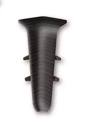 Угол внутренний для плинтуса Deconika Д-П100-В (пластиковый с кабель-каналом) 303 Венге темный, 100мм