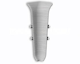 Угол внутренний для плинтуса Идеал Классик-85,К-П85-В 186 Алюминий, 85мм