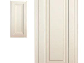 Межкомнатная дверь Profil Doors экошпон серия U 23U Магнолия Сатинат глухое полотно (молдинг серебро)