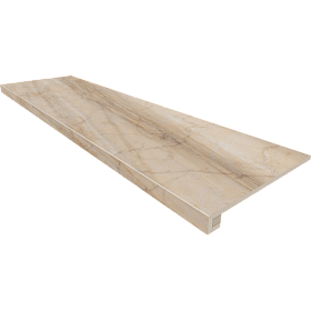 Комплект Estima Bernini (Ступень BR01 (33x120) непол. (прямоугол. бортик) без насечек + Подступенок (14,5x120))