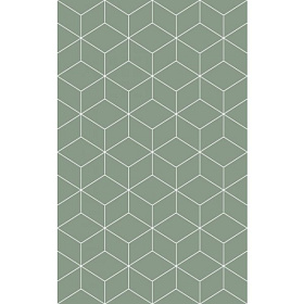 Керамическая плитка настенная Шахты Веста 02 25х40 зеленый низ, 1 кв.м.