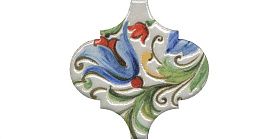 Декор Kerama Marazzi VT/A579/65000 Арабески Тоскана 3 глянцевый 6,5x6,5x0,7