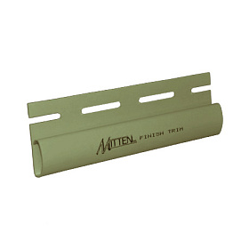 Завершающая полоса для винилового сайдинга Mitten Sentry (L=3660), Olive Green
