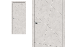 Межкомнатная дверь Браво Эко Шпон Граффити-5 Look Art