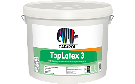 Краска для внутренних работ Caparol TopLatex 3, База 3 (9,4л)