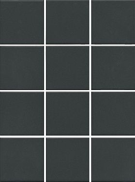 Мозаика из керамогранита Kerama Marazzi 1333 Агуста черный натуральный из 12 частей 9,8x9,8x7, 1 кв.м.