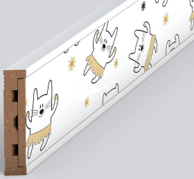 Плинтус детский Classen NOOX Baby Boom Мишки и Кролики, 1 м.п.