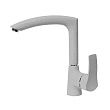 Смеситель AquaGranitEx C-7040 (310) для кухни, серый