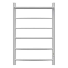 Полотенцесушитель электрический Point PN04858PW П5 500x800 с полкой, диммер справа, белый