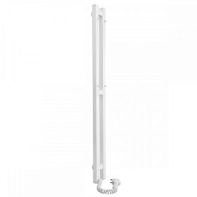 Полотенцесушитель электрический Laris Прайм Дуэт 80x1200 левый тэн, белый