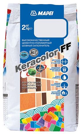 Затирка для швов Keracolor FF №100 Белый 2кг