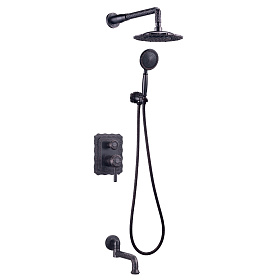 Смеситель Lemark Jasmine LM6622ORB для ванны и душа, встраиваемый