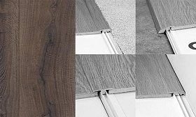 Порог Incizo 5 в 1 Quick-Step QSINCP 03553 Дуб пустынный темно-коричневый, 1шт.