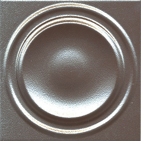 Декор Kerama Marazzi Марокканская коллекция Арль KMD2OBE003BR металл глянцевый структура обрезной 20x20x0,95