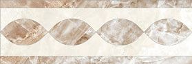 Керамогранит Kerranova Canyon Бордюр К-903/LR/f01-cut бежевый лаппатированный 20х60, 1 кв.м.