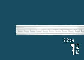 Молдинг Перфект с рисунком AC203F 22х69х2300 мм, 1 м.п.