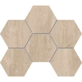 Мозаика Estima Soft Wood SF02 Hexagon 25x28,5 Неполир.,1 кв.м.