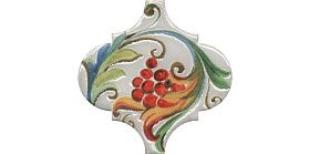 Декор Kerama Marazzi VT/A584/65000 Арабески Тоскана 8 глянцевый 6,5x6,5x0,7