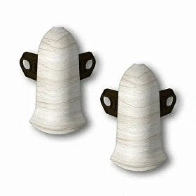 Угол наружный для плинтуса Идеал Классик-70, К-П70-Нк 267 Клён белый, 70 мм