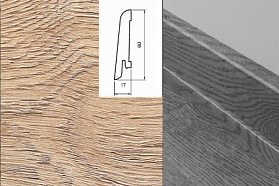 Плинтус МДФ Egger L493 / EPL049 60х17мм, 1 м.п.