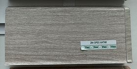 Напольный плинтус Deconika Д-П100 (пластиковый с кабель-каналом) 294 Орех антик, 2200/100/22мм, 1 м.п.