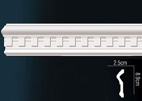 Молдинг Перфект с рисунком AC284 25х89х2440 мм, 1 м.п.