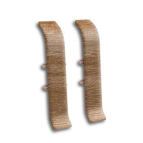 Соединитель для плинтуса Идеал Классик-70, К-П70-С 203 Дуб беленый, 70мм