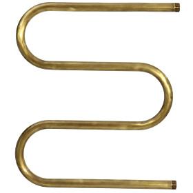 Полотенцесушитель водяной Ника SIMPLE М-обр. 60x60 без полки, бронза