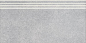 Ступень Kerama Marazzi SG614820R/GR Королевская дорога серый светлый обрезной 30х60х9