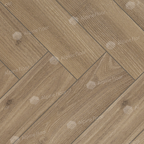 Ламинат Alpine Floor Herringbone 12 LF105-09 Дуб Калабрия 12мм, 34 класс с фаской, 1 м.кв.