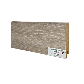 Плинтус МДФ DeArtio Best B302-08 Дуб Серый 80х16х2050, 1 м.п.