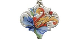 Декор Kerama Marazzi VT/A580/65000 Арабески Тоскана 4 глянцевый 6,5x6,5x0,7