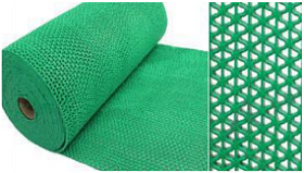 Грязезащитное покрытие Зиг-Заг Зеленый 0,9x15м (толщина 5,5мм)