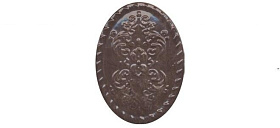 Декор Kerama Marazzi OBA010 Версаль коричневый 12х16