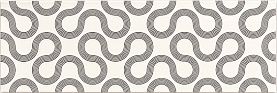 Керамическая плитка Meissen O-SPI-WTU441 Spin White-Black Geo 25х75,1 м.кв.