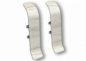 Соединитель для плинтуса Идеал Классик-70, К-П70-С 267 Клён белый, 70мм