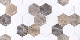 Керамогранит Тянь-Шань Дамон  Декор Гексагон TP3628H 30x60 (1.8м²/уп), 1 кв.м.
