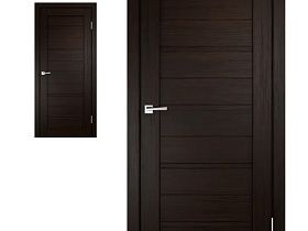 Межкомнатная дверь Velldoris Экошпон DUPLEX глухое цвет Венге