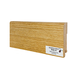 Плинтус МДФ DeArtio Best B302-14 Ясень Выбеленный 80х16х2050, 1 м.п.