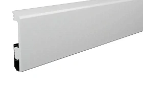 Напольный плинтус Winart HDPS Quadro 80 мм Белый (80x15x2000 мм), 1 п.м.