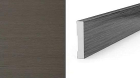 Плинтус прямой для дверей Profil Doors из экологического шпона серия Z, Грей Мелинга