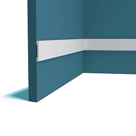 Молдинг Перфект гладкий P162 2000x60x8 мм, 1 м.п.