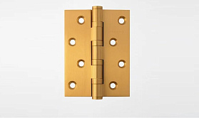 Петля стальная универсальная Rossi 4BB SB Матовое золото