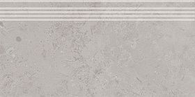 Керамогранит Kerama Marazzi DD205200R/GR Ступень Про Лаймстоун серый натуральный обрезной 60х30x11