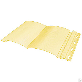 Виниловый сайдинг Fineber Block House Classic Color Шампань