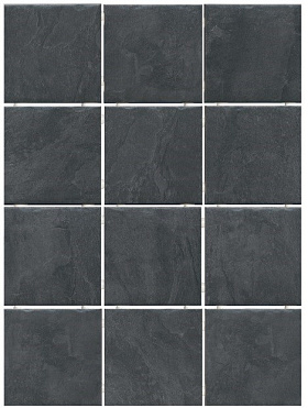 Керамогранит Kerama Marazzi 1301 Дегре чёрный, полотно 30х40 из 12 частей 9,9х9,9 9,9х9,9, 1 кв.м.