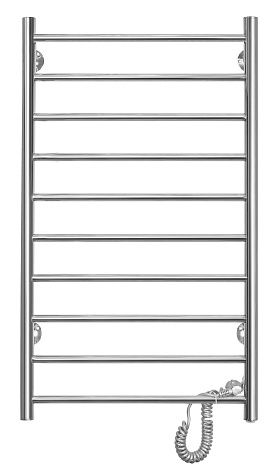 Полотенцесушитель электрический Domoterm Аврора DMT 109-10 53х87 BOX EK R, нижнее правое