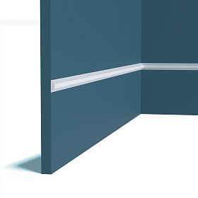 Молдинг Перфект Плюс гладкий P198 15х15х2000 мм, 1 м.п.