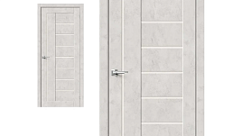 Межкомнатная дверь Браво Эко Шпон Браво-29 Look Art, стекло Magic Fog