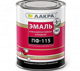 Эмаль ПФ-115 ЛАКРА, бежевый Л-С, 2.8 кг